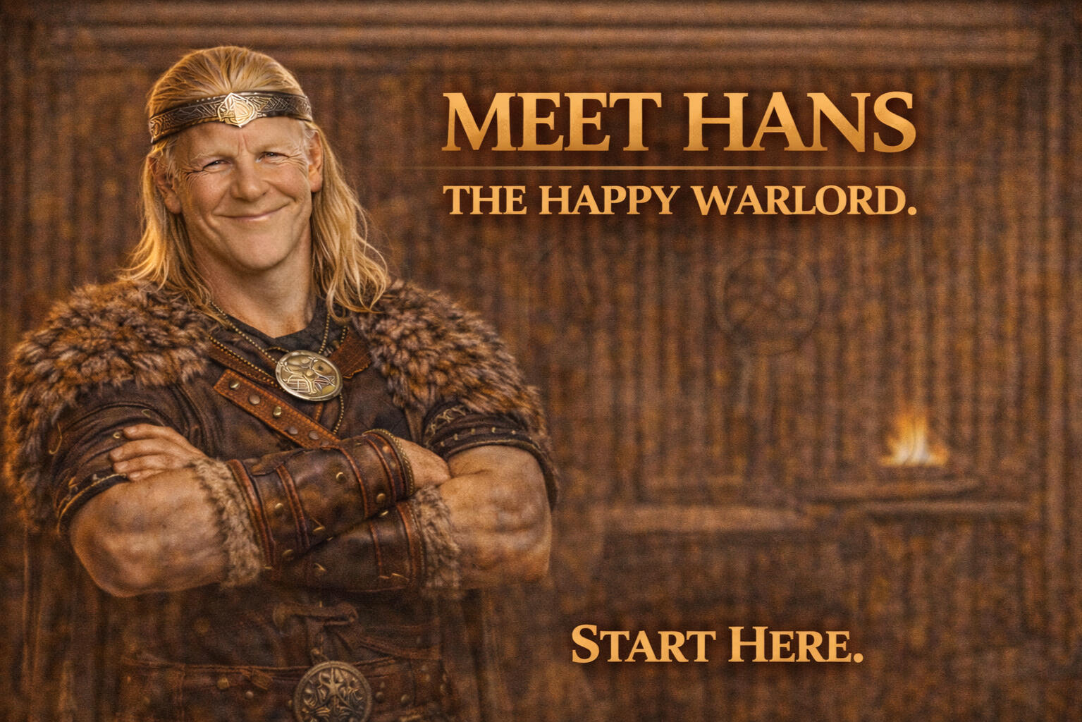 Meet Hans The Happy Warlord